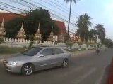 Laos: Vientiane in moto