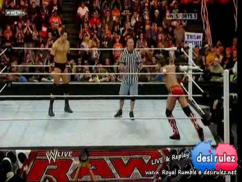 Cm punk vs Wade Barrett special referee Cena
