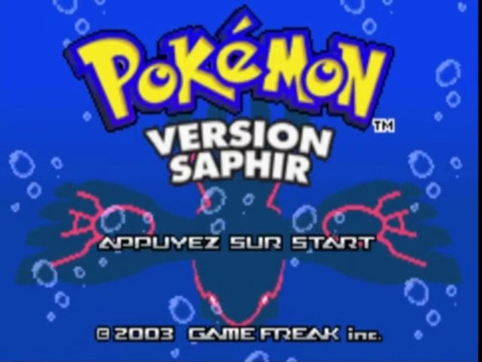 [réup]pokemon saphir 01 "le debut de l'aventure"