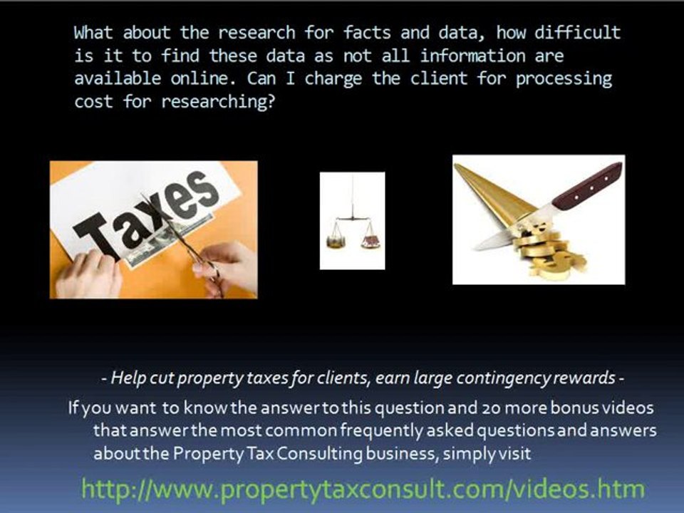 Start A Business - Property Tax Consulting Q & A 2