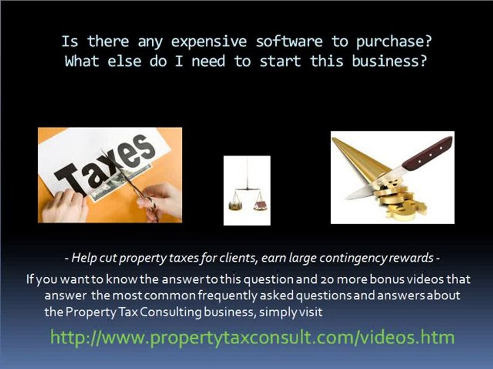Work From Home - Property Tax Consulting Q & A #10