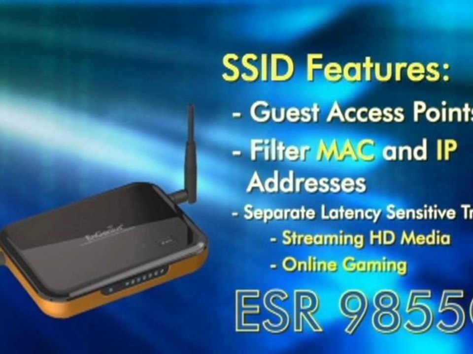 EnGenius - ESR9855G -  Wireless N Gaming Router