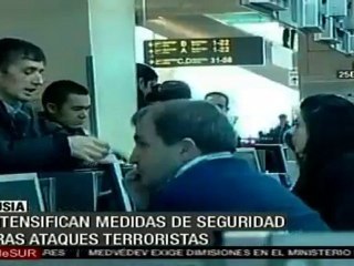 Rusia incrementa seguridad en aeropuertos tras atentado
