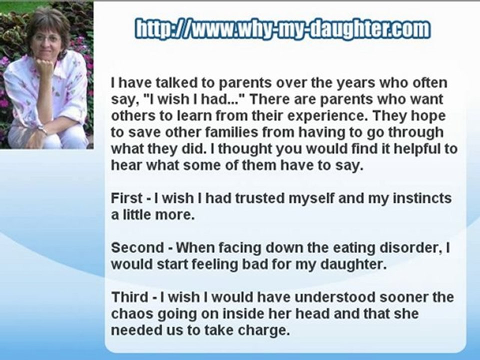 Eating Disorders: Parents Share What They Wish They Had Done