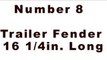 2011 Top Selling Car Trailer Fenders