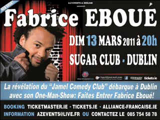 FABRICE EBOUÉ débarque à DUBLIN !! DIM 13 MARS 2011