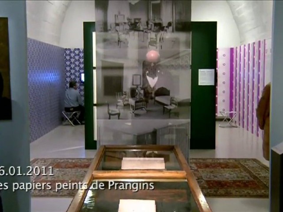 La caméra en balade - Papiers peints au château de Prangins