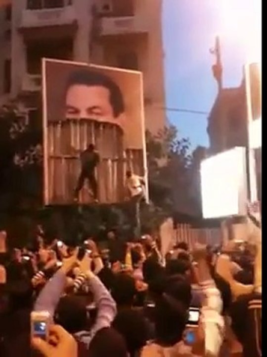 Africa revolts 2011: Egypt - anti Mubarak (dictator) rallies