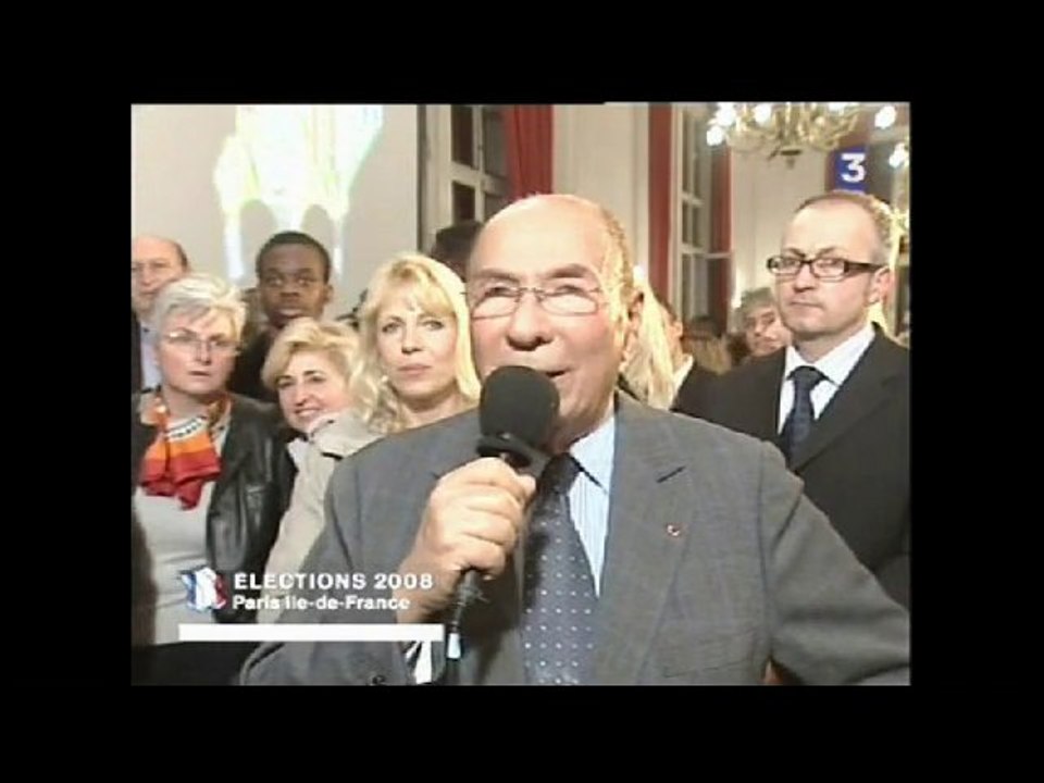 Serge Dassault - Elections Corbeil-Essonnes - 09.03.08