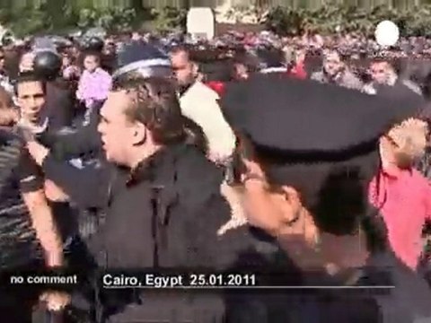 Massive Egypt protests - no comment