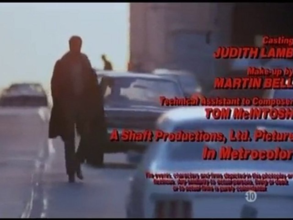 shaft1971- Intro du film avec le theme