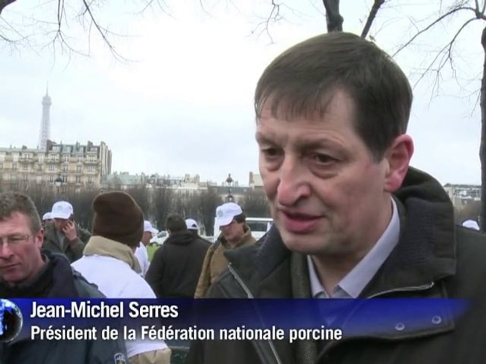 Les éleveurs de porcs manifestent contre les coûts de production