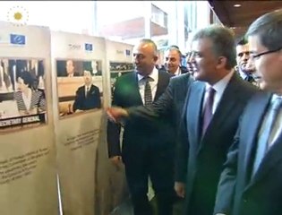 Sn. Gül, "1949-2010 Avrupa Konseyi'nde Türkiye" sergisinde