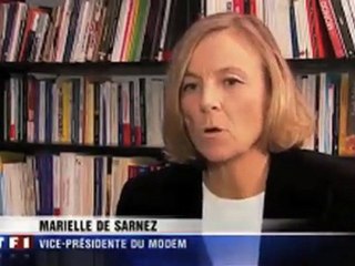 Marielle de Sarnez - Réaction aux voeux de Nicolas Sarkozy