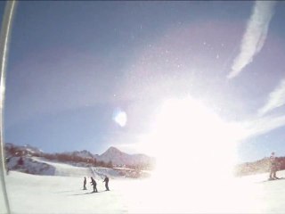 Caméra embarquée Ski Les Arcs Janvier 2011