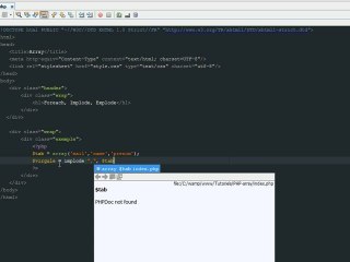 Tutoriel PHP : Foreach,Implode & Explode