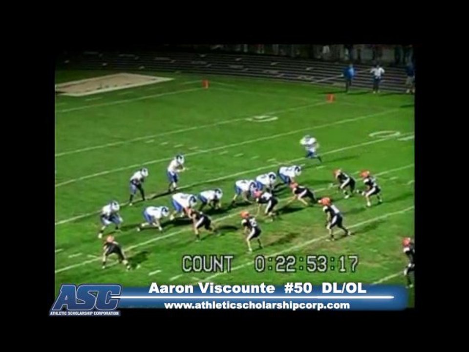 Aaron Viscounte #50 OL/DL Hoover High School