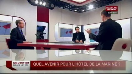 ILS L'ONT DIT,Dans le 19H : Quel avenir pour l'hôtel de la marine ?