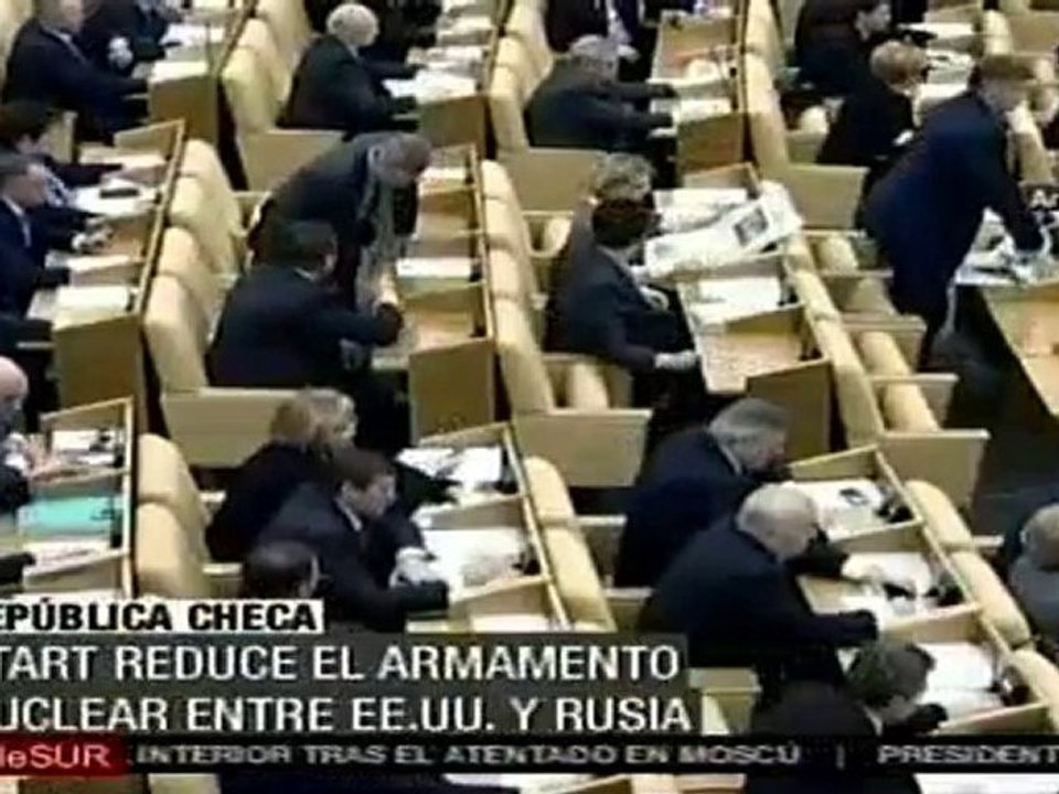 Parlamento Ruso ratificó Tratado de Desarme Nuclear con EEUU