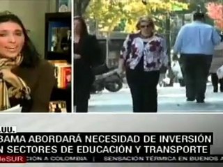 Obama: abordará necesidad de inversión en sectores de educación y transporte