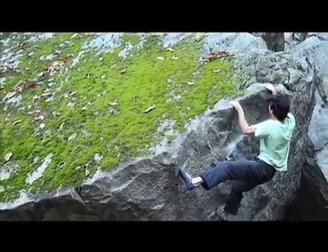 Climber Paul Robinson climbing Dreamtime (8B+) and Ninja Skills (8B+)