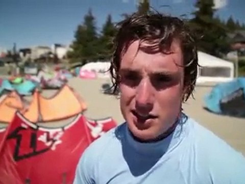 Argentina Kiteboarding - Course Racing day 3 - PKRA Bariloche 2010