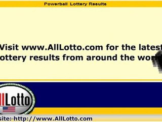 Powerball Lottery Drawing Results for Jan. 26, 2011