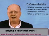 Selecting and Buying the best Franchise for You. Part 1