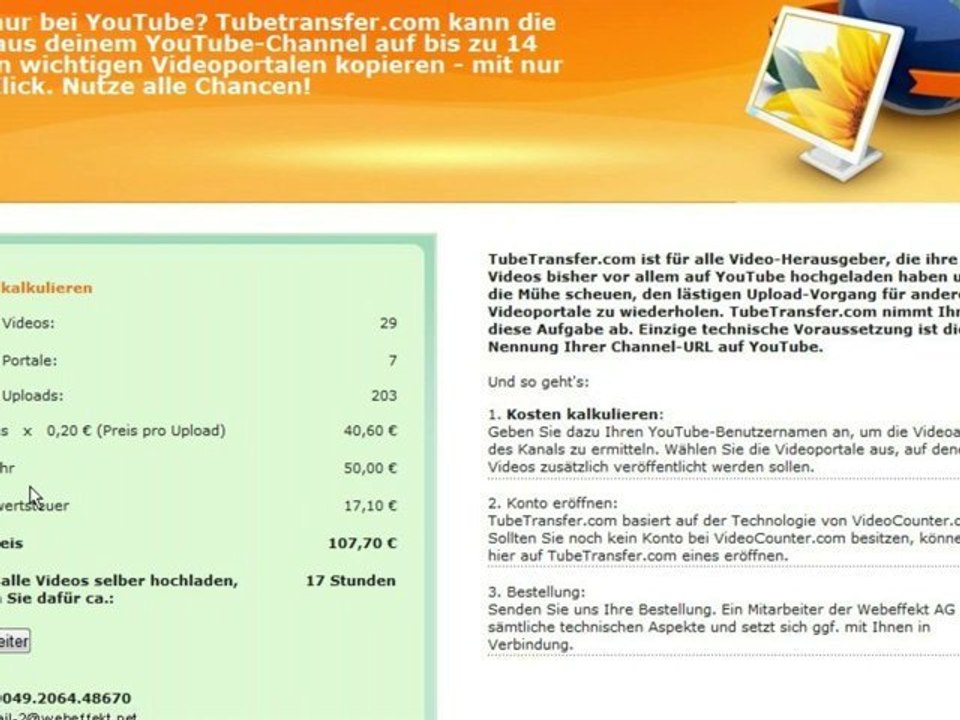 YouTube-Videos auf weitere Videoportale hochladen