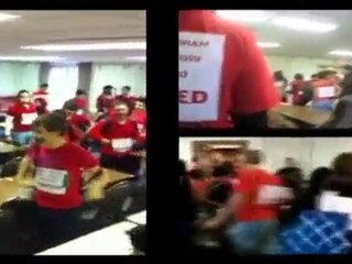 Militants Américain contre le sionisme- I'm not afraid!