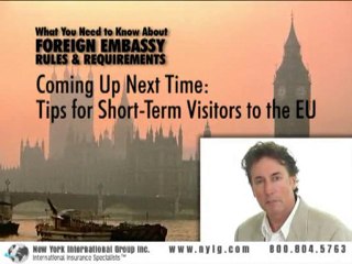 International & Travel Health Insurance EU Embassies Rules