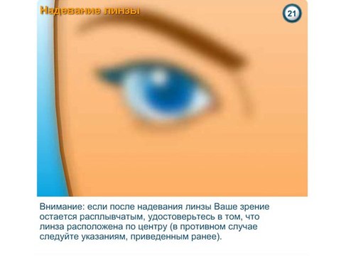 Контактные линзы ACUVUE – инструкция по применению