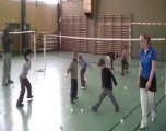 Entrainement minibad 2 à Vals badminton club (partie 2/5)
