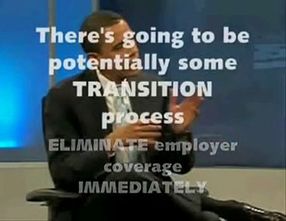 obama master plan on health care -single payer