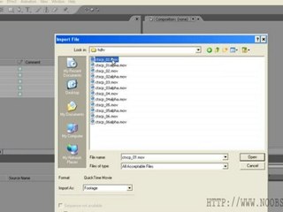 Aftereffects training-creatingComps1|noobskool.com