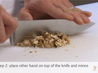 How to chop nuts