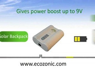 Sac à dos solaire, Sac d'ordinateur portable solaire