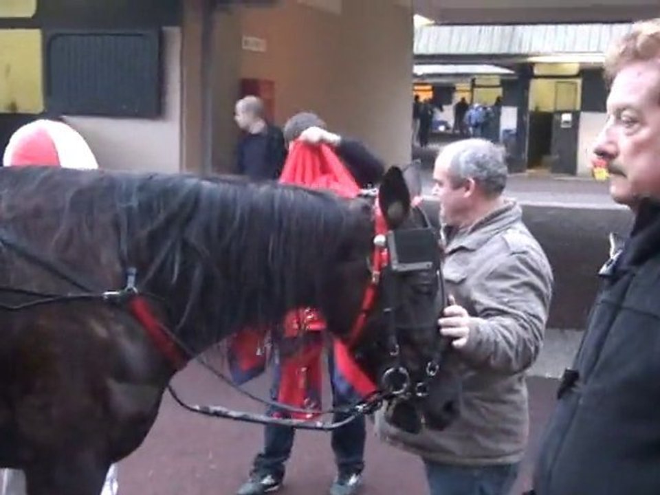 THETIS SE PREPARANT POUR SA COURSE