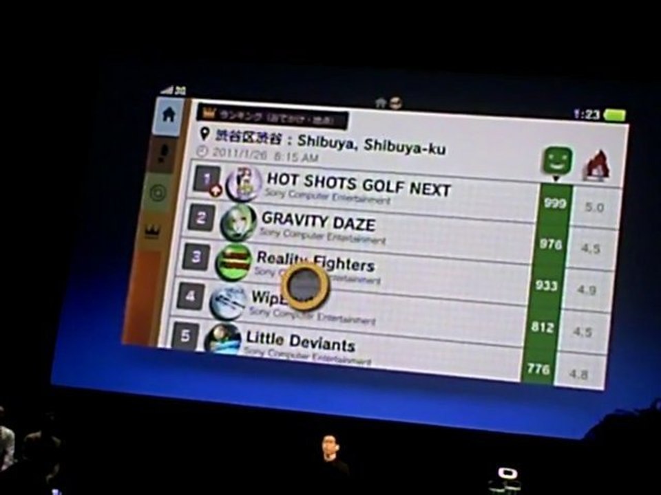 PSP2 - NGP - Présentation du menu
