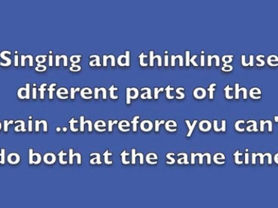 Panic Attack Treatments Singing