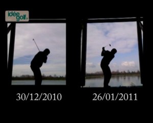 1ère comparaison de mes swings