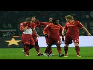 Juventus 0-2 AS Roma Taddei acrobatic-goal