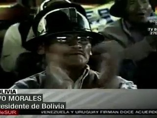 Morales pide a mineros participación para elaborar nueva le