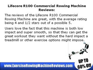 Lifecore R100 Commercial Rowing Machine