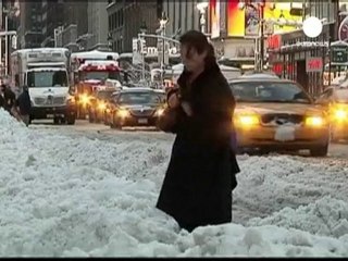 Tempête de neige record sur la côte est américaine