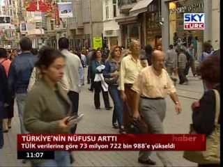 Türkiye'nin Nüfusu Arttı