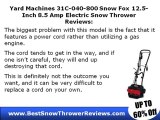 Yard Machines 31C-040-800 Snow Fox Snow Thrower