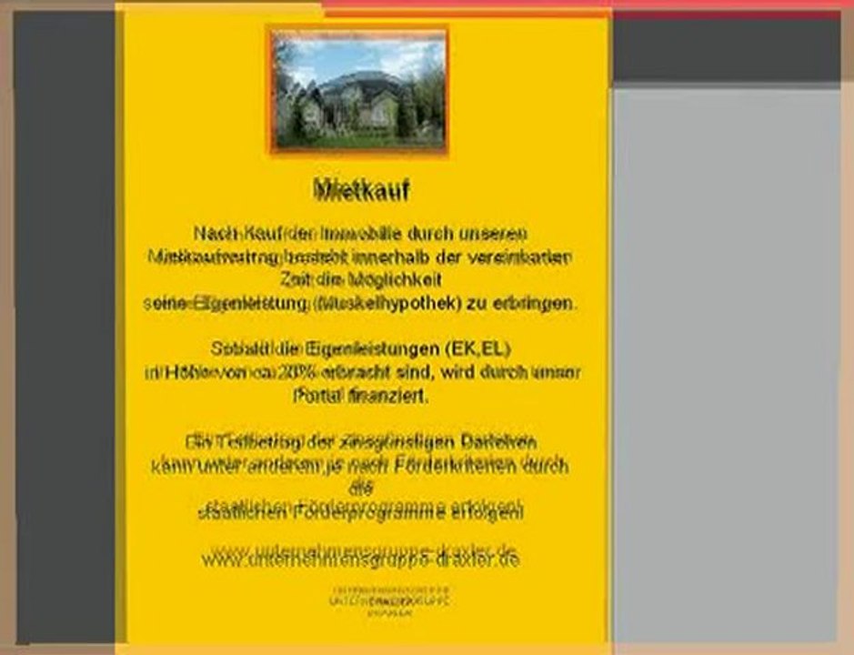 Mietkauf,Immobilien;Finanzierung,Haus,Investoren