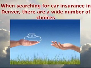 A Few Things That Will Impact Your Car Insurance In Denver.