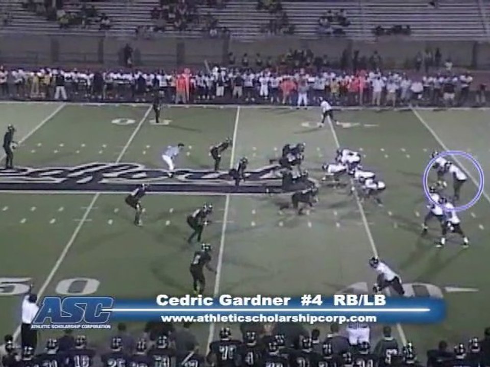 Cedric Gardner #4 RB/LB Cleveland Heights High OH